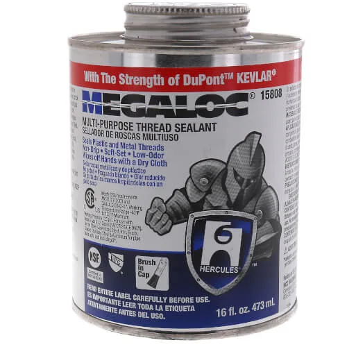 Hercules 15881 Megatef PTFE Thread Sealant Paste 1 lb