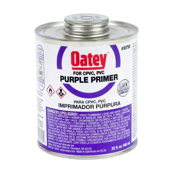 Oatey 30759 8 oz Purple Primer image 3